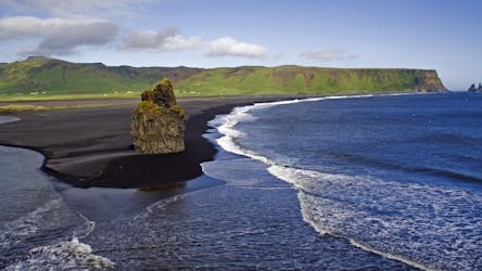 South Coast, waterfalls and Black Sand Beach private tour